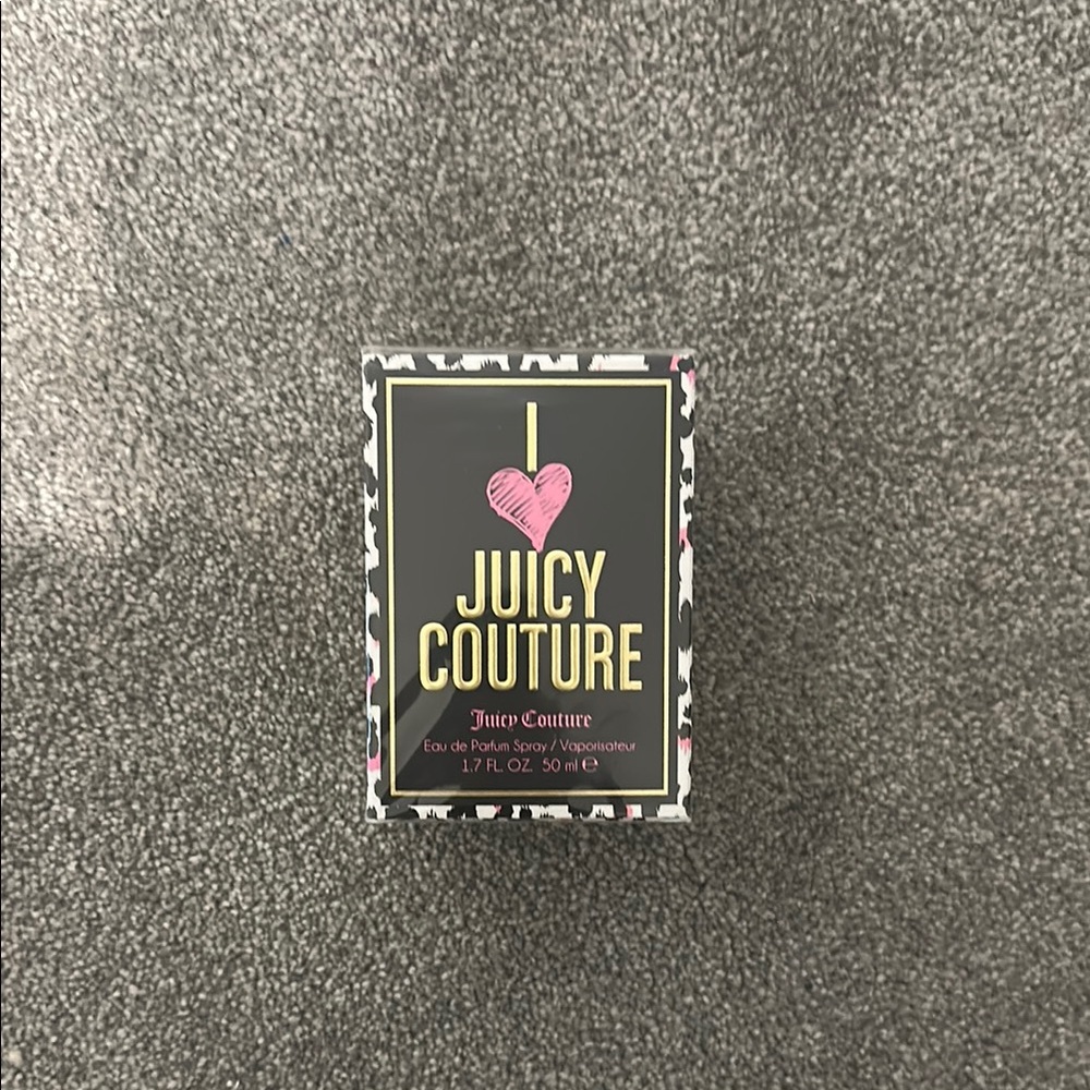 Juicy Couture Perfume Box with Pink Heart